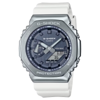 Ceas QUARTZ MAN CASIO GM2100WS7AER gri alb albastru