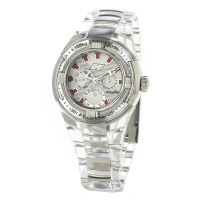 Ceas QUARTZ MAN CHRONOTECH CC7046M-09M transparent alb