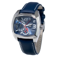 Ceas QUARTZ MAN CHRONOTECH CC7049M-03 argintiu albastru