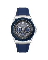 Ceas QUARTZ MAN GUESS W1049G1 argintiu albastru gri