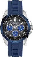 Ceas QUARTZ MAN GUESS W1050G1 argintiu albastru gri