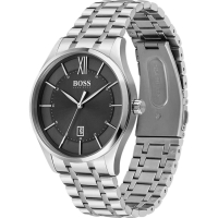 Ceas QUARTZ MAN HUGO BOSS 1513797 argintiu negru