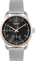 Ceas QUARTZ MAN HUGO BOSS 1513961 argintiu auriu negru