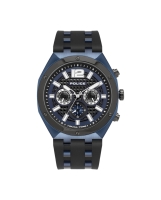 Ceas QUARTZ MAN POLICE 15995JSBLU03P albastru