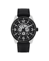 Ceas QUARTZ MAN POLICE PL15663JSTB02 argintiu negru