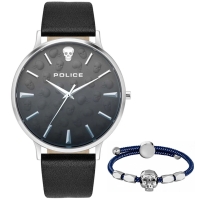 Ceas QUARTZ MAN POLICE PLTASM2SET20 gri negru