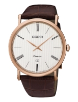 Ceas QUARTZ MAN SEIKO SKP398P1 roz maro alb