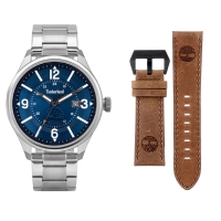 Ceas QUARTZ MAN TIMBERLAND TBL14645JYS03 gri albastru