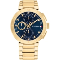 Ceas QUARTZ MAN TOMMY HILFIGER 1792118 auriu albastru