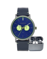 Ceas QUARTZ MAN WATXANDCO RELOJ12_44 gri albastru verde