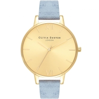 Ceas QUARTZ OLIVIA BURTON OB16BD111 pentru Femei auriu albastru