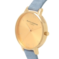 Ceas QUARTZ OLIVIA BURTON OB16BD111 pentru Femei auriu albastru