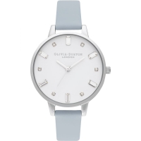 Ceas QUARTZ OLIVIA BURTON OB16BJ01 pentru Femei argintiu albastru alb