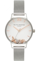 Ceas QUARTZ OLIVIA BURTON OB16CH02 pentru Femei argintiu alb