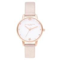 Ceas QUARTZ OLIVIA BURTON OBGSET141 pentru Femei roz alb