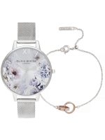 Ceas QUARTZ OLIVIA BURTON OBGSET145 pentru Femei gri multicolor