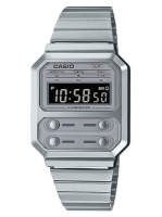 Ceas QUARTZ Unisex CASIO A100WE-7BEF argintiu