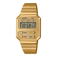 Ceas QUARTZ Unisex CASIO A100WEG-9AEF auriu