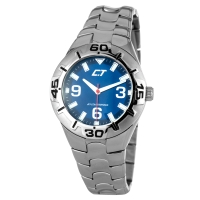 Ceas QUARTZ UNISEX CHRONOTECH CC7059M-03M argintiu albastru