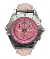 Ceas QUARTZ UNISEX CHRONOTECH CT7636L-06 argintiu roz