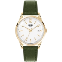 Ceas QUARTZ UNISEX HENRY LONDON HL39-S-0098 auriu verde alb