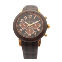 Ceas QUARTZ UNISEX K&BROS 9427-4-710 maro negru