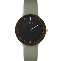 Ceas QUARTZ Unisex MAM MAM625 maro verde negru