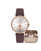 Ceas QUARTZ WATXANDCO RELOJ5_38 pentru Femei roz maro gri