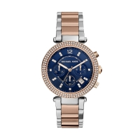 Ceas QUARZT MICHAEL KORS MK6141 pentru Femei roz auriu argintiu prose albastru