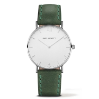 Ceas QUARZT UNISEX PAUL HEWITT PH-SA-SSTW12M argintiu verde alb