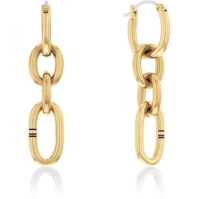 Tommy Hilfiger THJ Contrast Link Chain Earrings 2780786