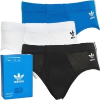 adidas Originals 3 Pack 3-Stripe Briefs