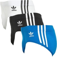 adidas Originals 3 Pack 3-Stripe Briefs