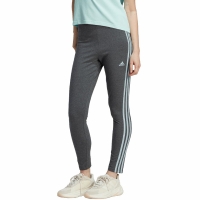 's adidas Essentials 3-Stripes High-Waisted Single Tights Dark Gray IL3310 dama