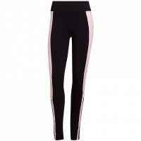 Legginsy damskie adidas Essentials Colorblock czarno-różowe GS6325