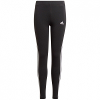 Colant Legginsy dla dzieci adidas Essentials 3 Stripes czarne GN4046