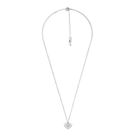 Michael Kors Plated Pave Heart Necklace