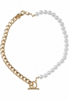 Half Pearl Exchangable Necklace 2-Pack Urban Classics