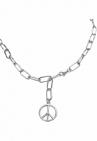 Y Chain Peace Pendant Necklace Urban Classics