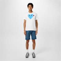 COMME DES GARCONS PLAY Comme Duo Heart T Sn44