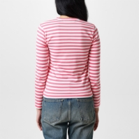 COMME DES GARCONS PLAY Stripe Heart Top