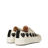 COMME DES GARCONS PLAY Multi Hearts-Print Low-Top Sneakers