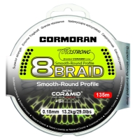 CORASTRONG 8BRAID VERDE 020MM/15,1KG/135M CORMORAN