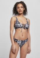 Lace Up Tie Dye Bikini dama Urban Classics