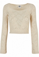 Cropped Lace Longsleeve dama Urban Classics