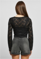 Cropped Lace Longsleeve dama Urban Classics