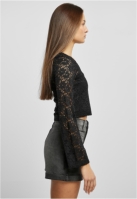 Cropped Lace Longsleeve dama Urban Classics