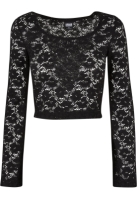 Cropped Lace Longsleeve dama Urban Classics