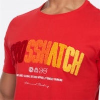 Crosshatch Flocked T Sn99