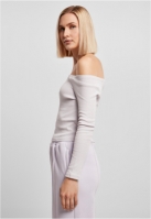 Off Shoulder Rib Longsleeve dama Urban Classics